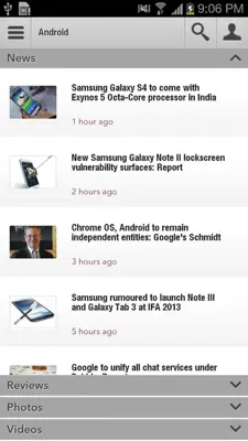 NDTV Gadgets android App screenshot 2